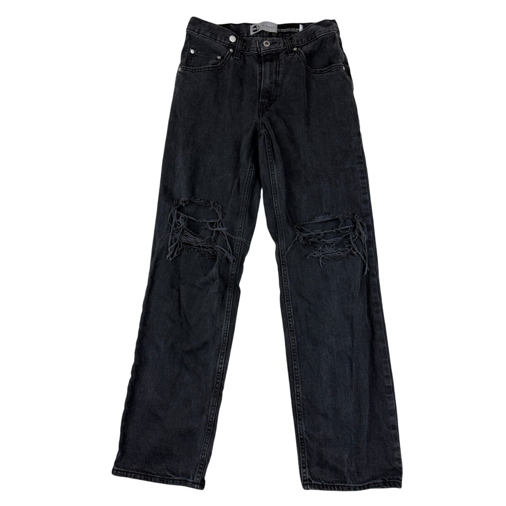Levi's Silver Tab '94 Baggy Jeans Men 28x31 Black Distressed Denim Y2K